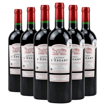 法国路易酒庄路易金樽干红葡萄酒 18年树龄小